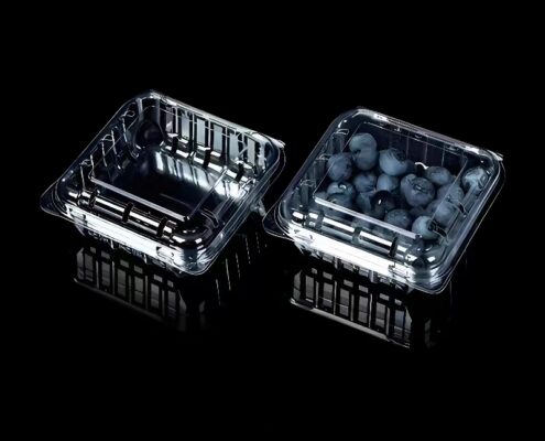 Custom vacuum formed transparent plastic fruit packing boxes & trays